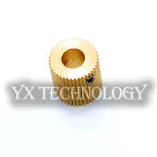 3d printer accessories DIY makerbot extruder wheel 40 teeth feeding copper gear