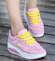 2017 Fashion womens Summer Casual Walking Black Red Trainers Basket Light Tenis Pink Mesh Increased Shoes