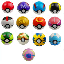 1Pc Hand-sized Anime Pokemon Ball Figures ABS Action Figures PokeBall Toys Super Master Children Toy Juguetes 7cm p065A
