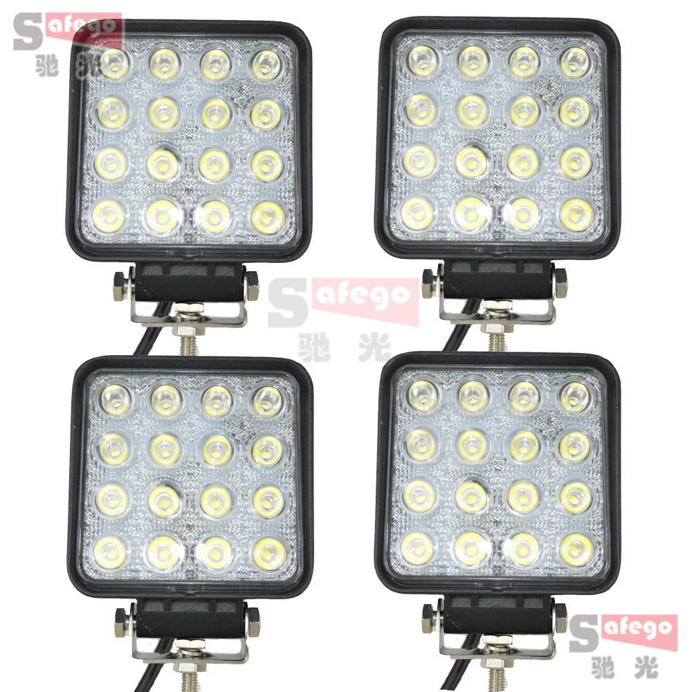 4pcs 4INCH 48w led work light offroad for trucks LED OFF ROAD lights 4X4 ATV car