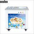 Xeoleo Commercial Ice Frying Machine Roll Ice Cream Maker 6 Barrels 48 50cm Diameter Roll Ice