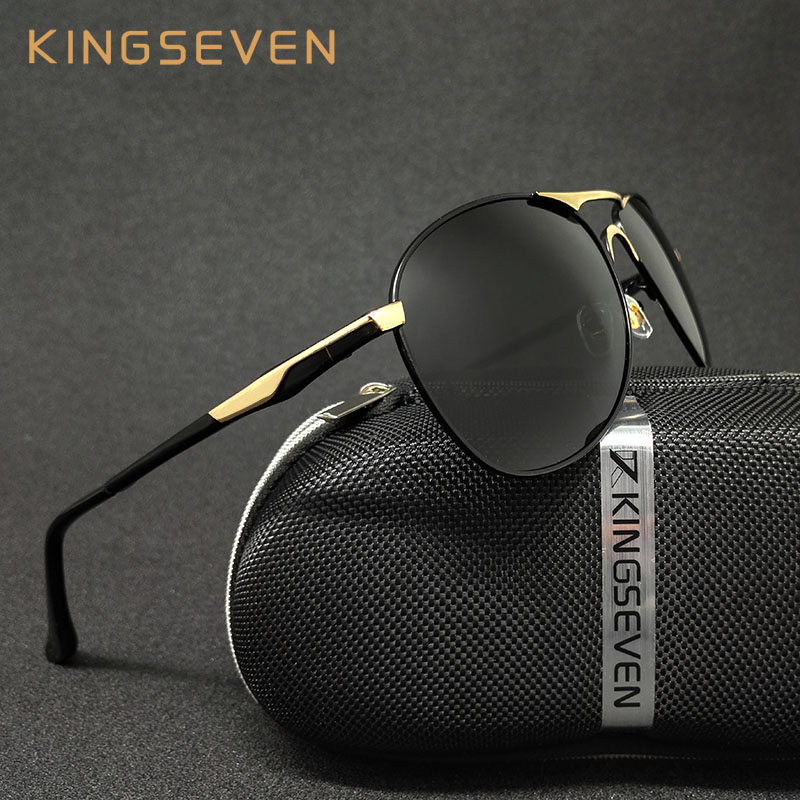 KINGSEVEN High Quality Polarized Sports Sunglasses Men Brand Designer UV protection Sun Glasses
