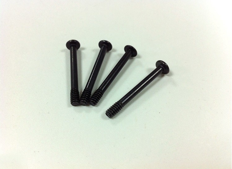 Tornillos largos de cubierta superior 3cm, negro, para instalación del