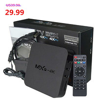 2016 cheapes MXQ-4K RK3229 Android TV Box 4K KODI IPTV Wireless HD Media Player Than M8s Mag250 254 Without Iptv Account