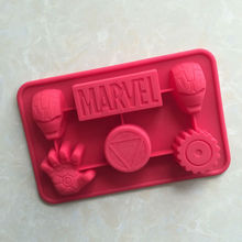 19.7*12.5*2.5cm Silicone Cookie Mould Biscuit Molde De Silicone Pudding Mold Kitchen Accessories