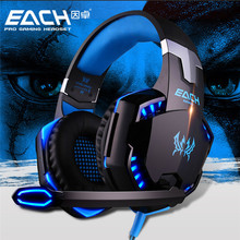 original KOTION each g2000 earphone Gaming Headset pc gamer with led noise canceling mic microphone game headphone for computer