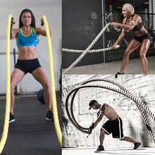 1 5 x50 Poly Dacron Power Training Rope Battle Ropes Gym Workout Training Rope fitness training