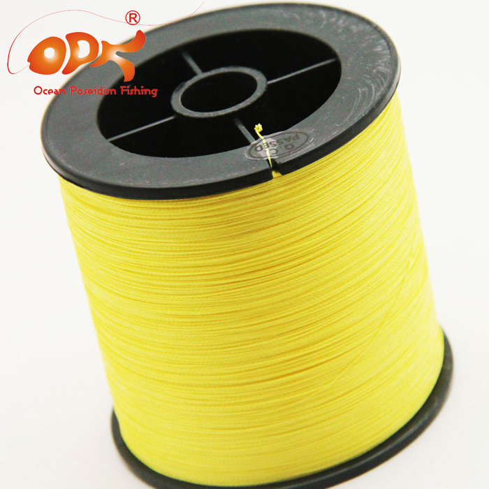 OPF 1000m PE Fishing Line Yellow/red/gray/green/Spectra Braided line 10lb 20 40 80 100LB For seawater fishing