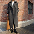 Hot sale 2016 winter high quality parkas women wool blend Coat Casual long Outerwear plus size