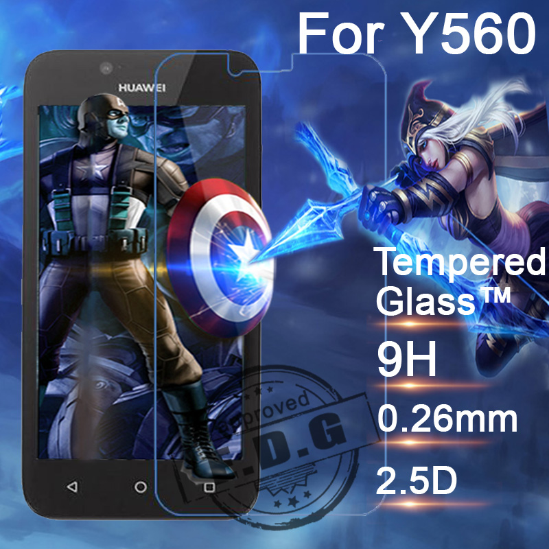 0 26mm 9H Explosion Proof Anti scratch LCD Tempered Glass Film For Huawei Y560 Screen Protector