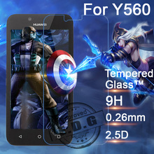 0 26mm 9H Explosion Proof Anti scratch LCD Tempered Glass Film For Huawei Y560 Screen Protector
