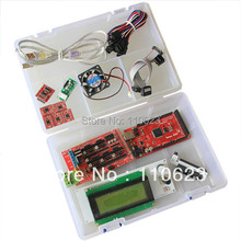 3D Printer KIT RAMPS 1.4 with Iduino Mega 2560,A4988 stepper driver,Smart Controller LCD2004,SD Ramps,End stop,Cooler fan,etc