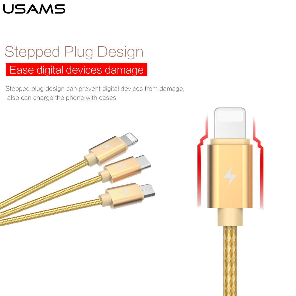 aliexpress buy usams 3 in 1 usb type c micro aliexpress buy usams 3 in 1 usb type c micro