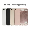 Replacement Back Housing Battery Door For iPhone 5S like iPhone 7 7 mini Style Back Cover
