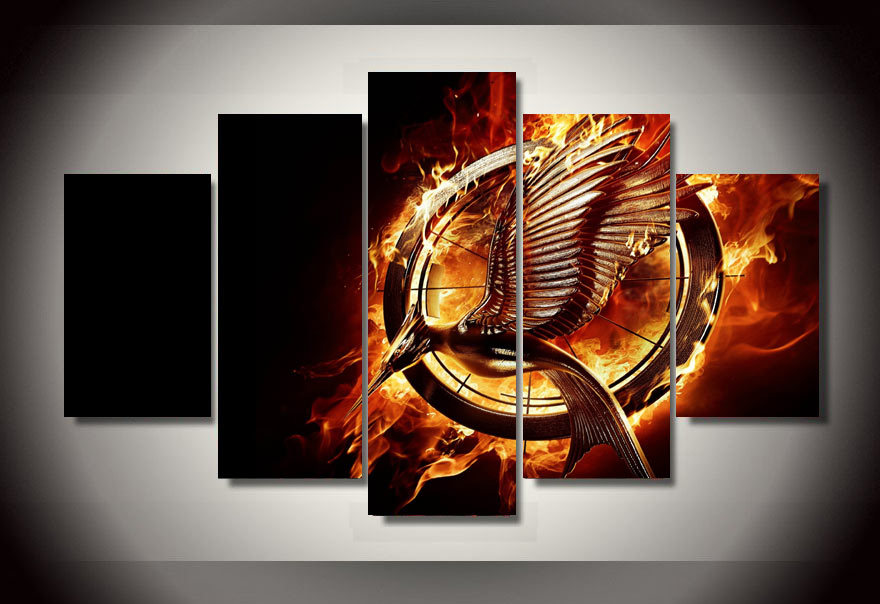 Hunger Games Movie Picture Painting Wall Art Room Decor Print Poster Picture Canvas Canvas Wall Art Decor Picture (Unframed)