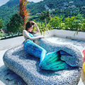 Hot Women Girls Mermaid Tail and Monofin Summer Beach Vacation Photos Props Cosplay Costume Bikini Tail