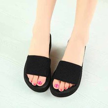 women shoes new summer fashion casual muffin sandals women sandals slippers slides solid Skid home wedge heel sandals,LB1587