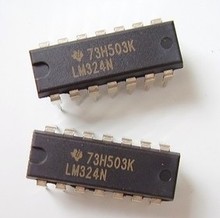 Free shipping 10pcs LM324 DIP Amplifier DIP14 LM324N