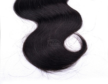 6A Unprocessed Brazilian virgin remy hair with closure body wave human hair and Closure Brazilian Body
