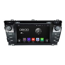 Cortex A9 HD 1024*600 Quad Core 1.6G CPU 16GB Android 5.1.1 Car DVD Player Radio GPS Navi Stereo for Toyota COROLLA 2014