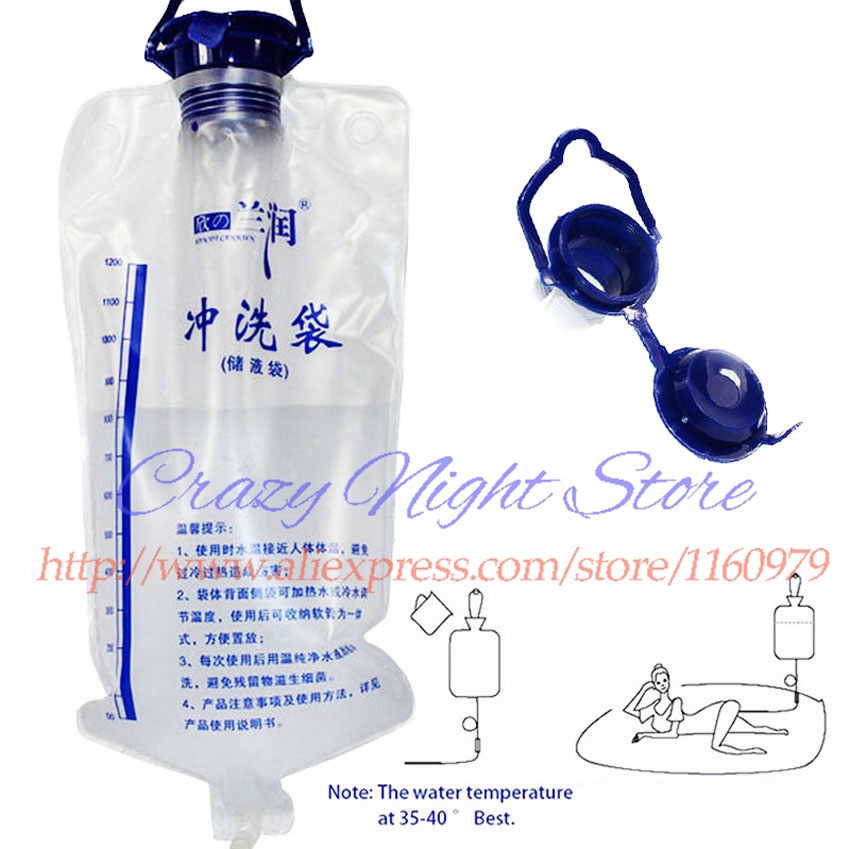 1200ml Medical Multifunction Flusher Constipation Detox Colon Enema Bag 1200