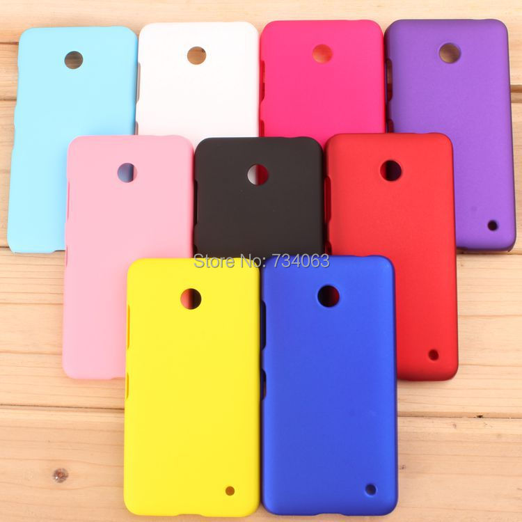 High Quality Colorful Rubber Matte Hard Back Case for Nokia Lumia 630 635 Frosted Protect Back