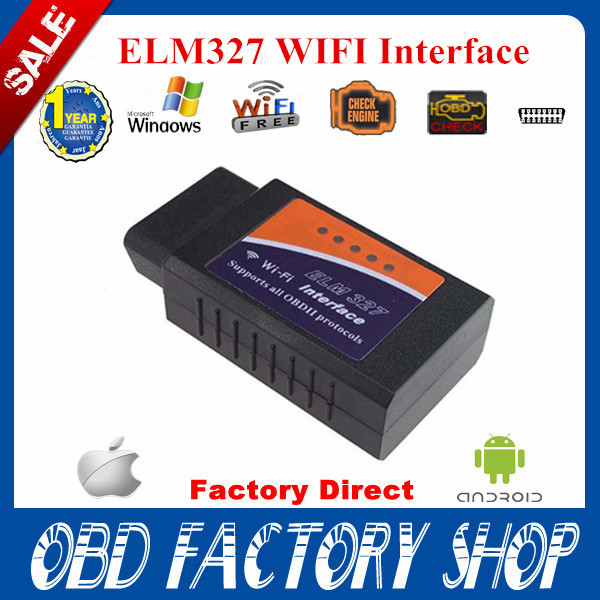   ELM327 wi-fi    OBD2 OBDII  wi-fi  327  iPhone iPad 