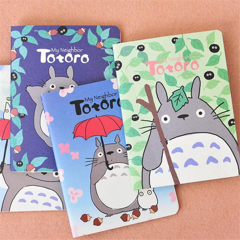 Creative stationery kawaii Totoro pattern A6 note notebook cute Pocket book office school supplies students learning tools 576