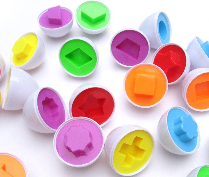 Image result for 6 Pieces Colorful Kid Puzzle Pairing Eggs