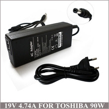 Universal Power Supply 19V 4.74A 90W Laptop AC Adapter Charger For Netbook Toshiba Satellite Laptop L300D L500D