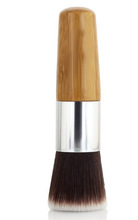 Hot High Quality Ultra low cost 1 Pcs Fashion BAMBOO Flat Top Makeup Brushes Make Up