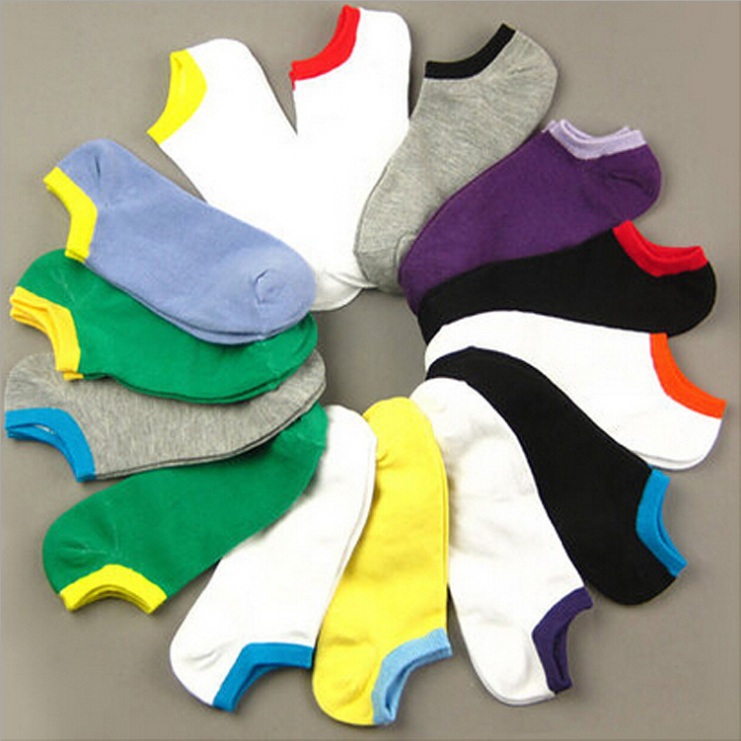2014 NEW One size Pure Color Slippers for Boat Men Socks Hosiery Color random 20pcs 10pairs