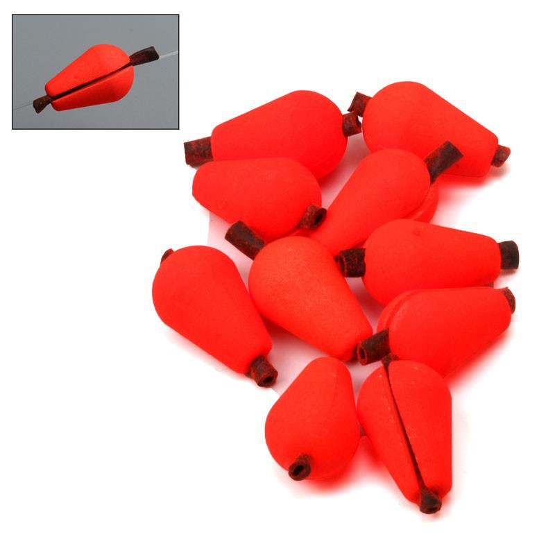 5 Pieces Tear Drop INDICATOR Fishing Float 19 2mm 11 68mm Yellow Fly Fishing Strike Indicator