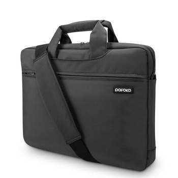 Pofoko дизайнер водонепроницаемый 13 14 15 13.3 15.6 дюймов ноутбук ноутбук сумка для женщин людей портфель плеча сумку