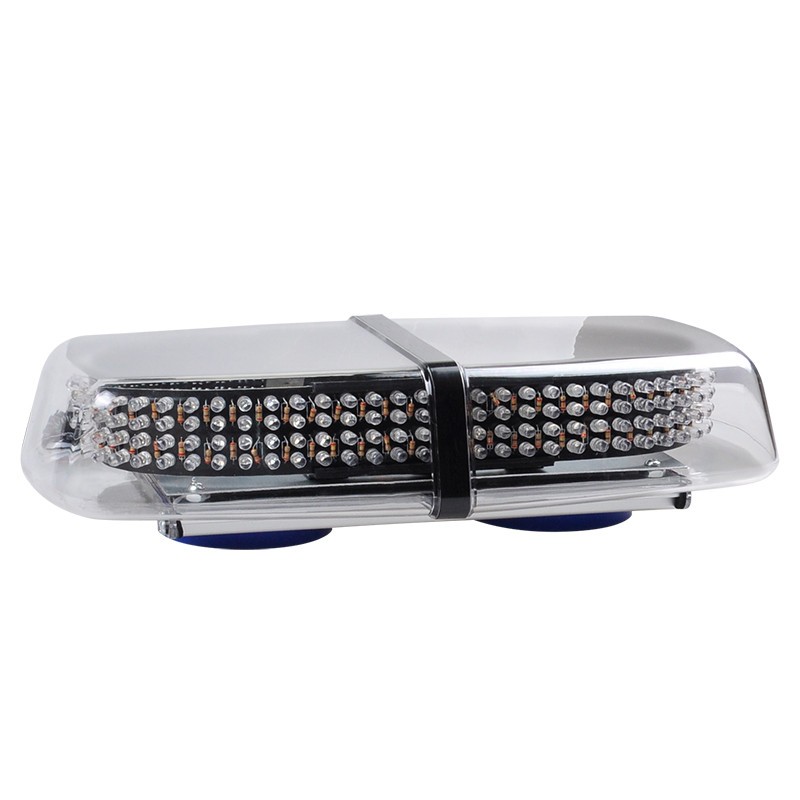 1PC Free Shipping 240 LED High Power Mini Lightbar Beacon with High Duty Magnet Amber Emergency Lightbar 