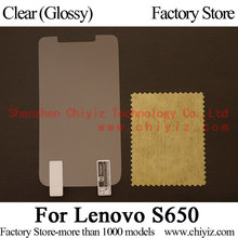 Clear Glossy LCD Screen Protector Guard Cover Protective Film Shield For Lenovo S650 S650i / Lenovo IdeaPhone S650