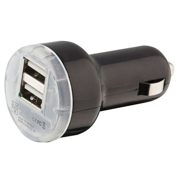 Dual USB car charger 3