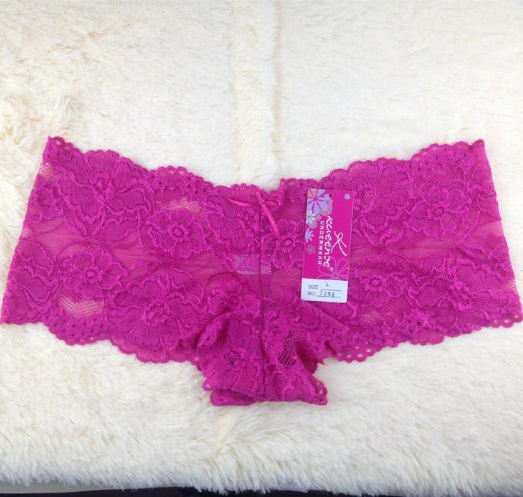Sexy Women Lace Low Waist Briefs Lady Underwear Pant Lingerie S M L XL Plus Size
