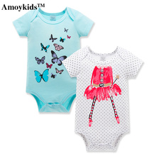 Printing Design 2pcs/Set Long Sleeve Infant Snowsuit Baby Panda Clothes