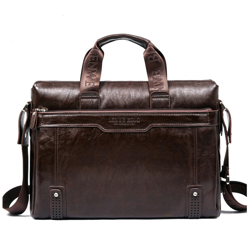 Hot sale!! New Genuine Leather Men Bag Briefcase H...