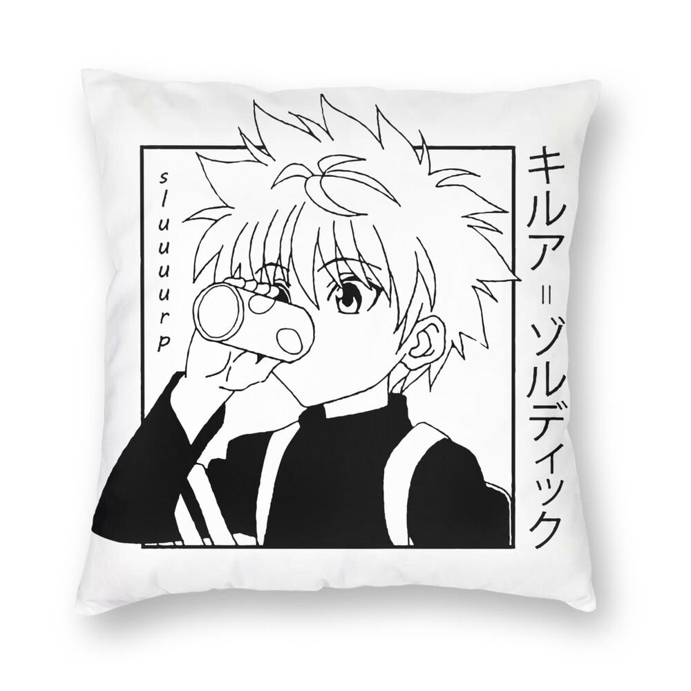 Подушка Kawaii X Killua Zoldyck, Квадратный Чехол, Полиэстер, Декоративные  Чехлы HXH, Аниме, Манга, Новинка От 923 руб. | DHgate