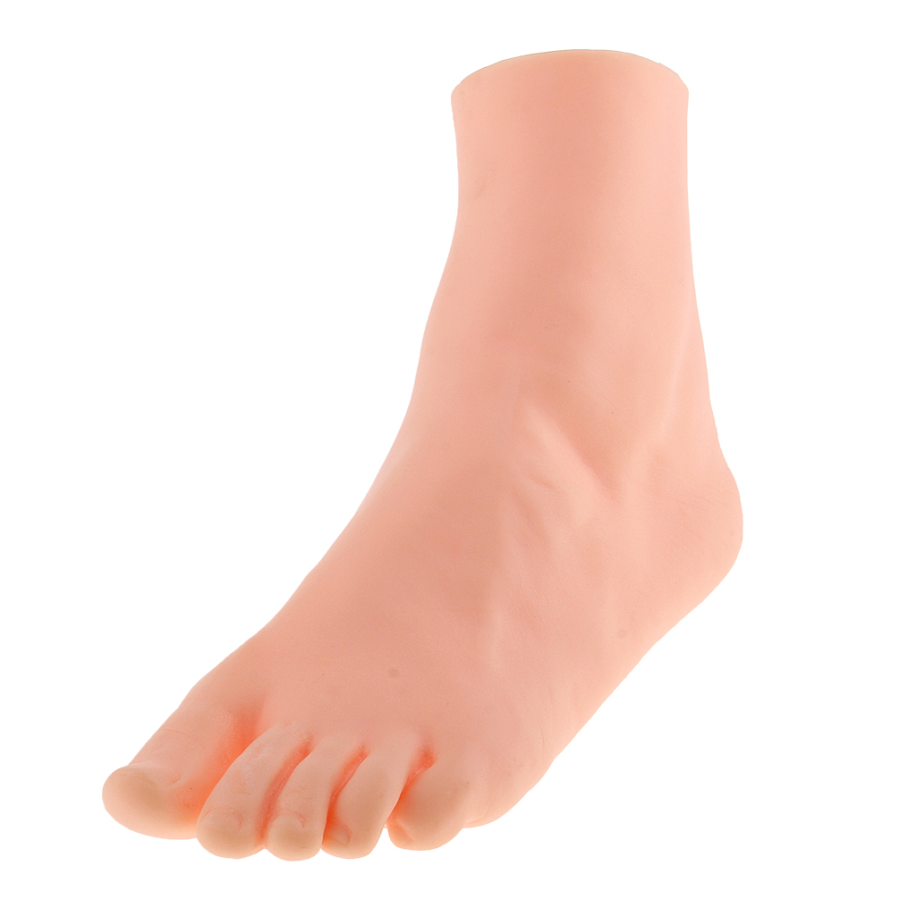 Description Picture 3 of itemSilicone Female Left Foot Life Size Mannequin Nail Art Practice Shoe Sock