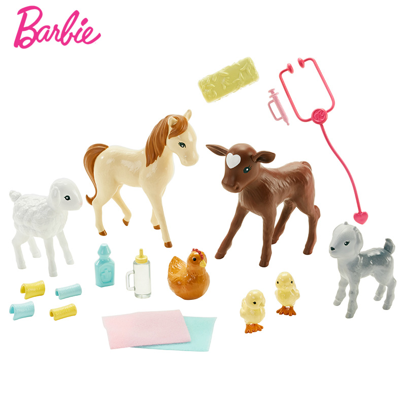 barbie animal rescuer doll & playset