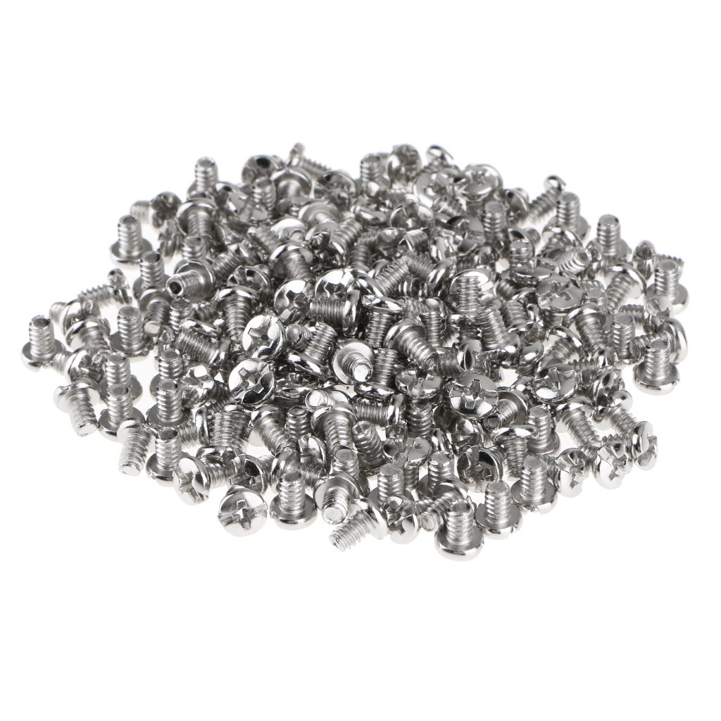100Pcs M3.5x6mm Flat Head Hard Drive HDD Screw For Computer PC Case