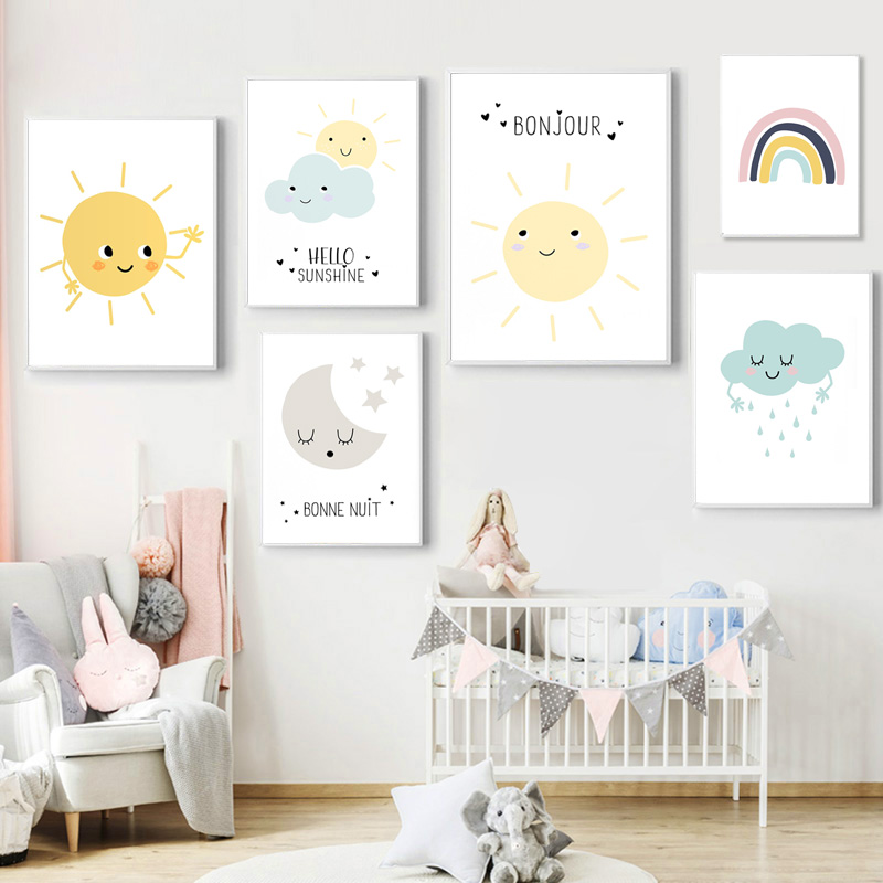 cloud wall art nursery