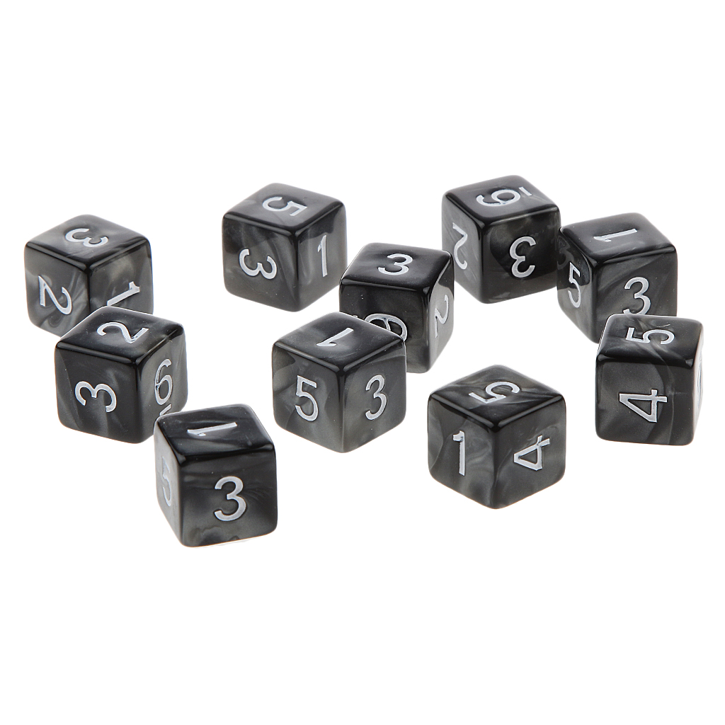 10pcs multi sides dice D10 gaming dices for RPG games RS 