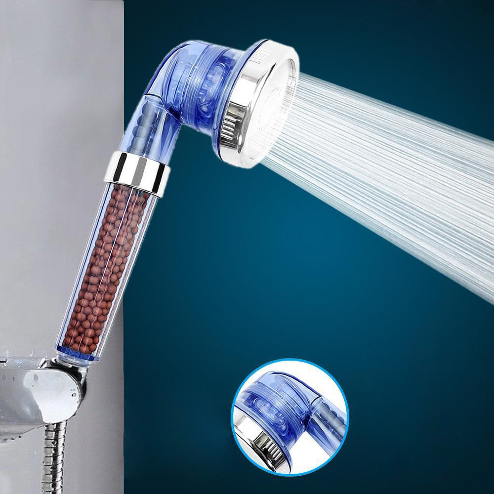High Turbo Pressure Shower Head Bathroom Powerful Energy Water Saving Filter