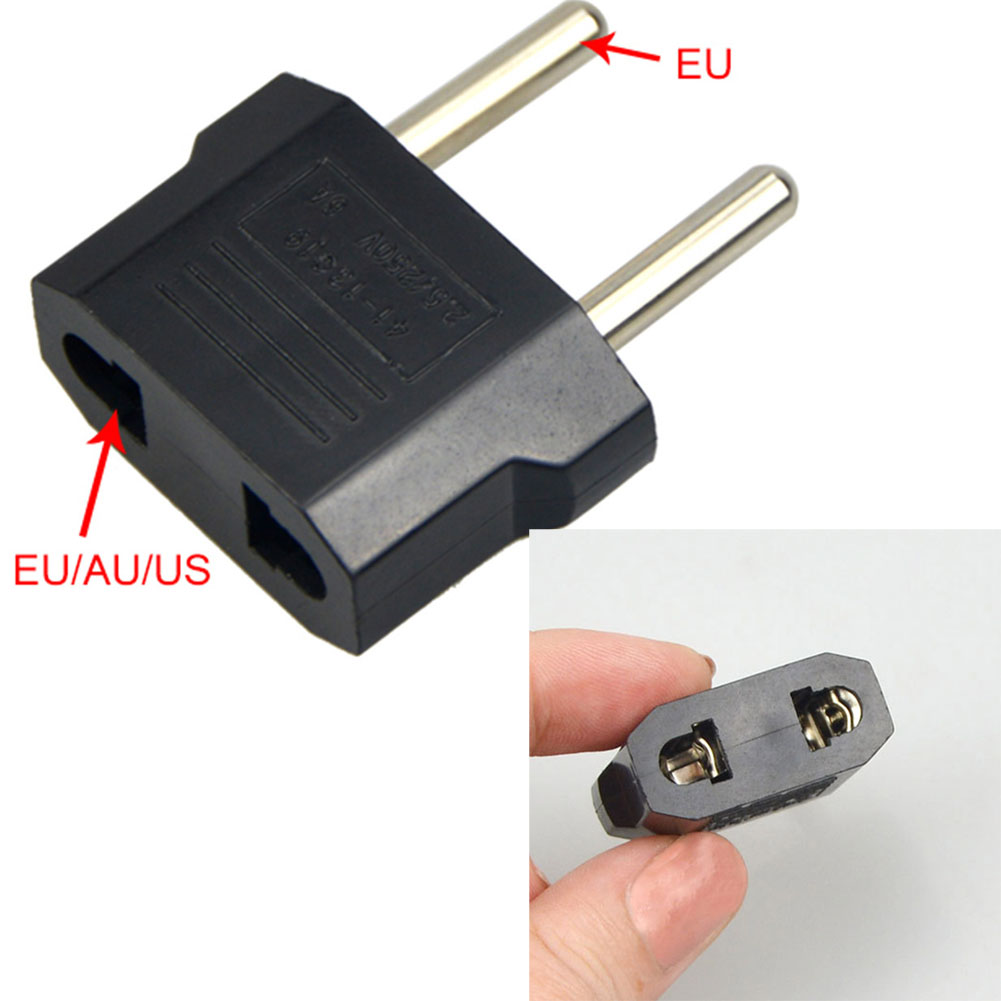Enchufe transformador de uso Dual de 5A, adaptador de enchufe negro