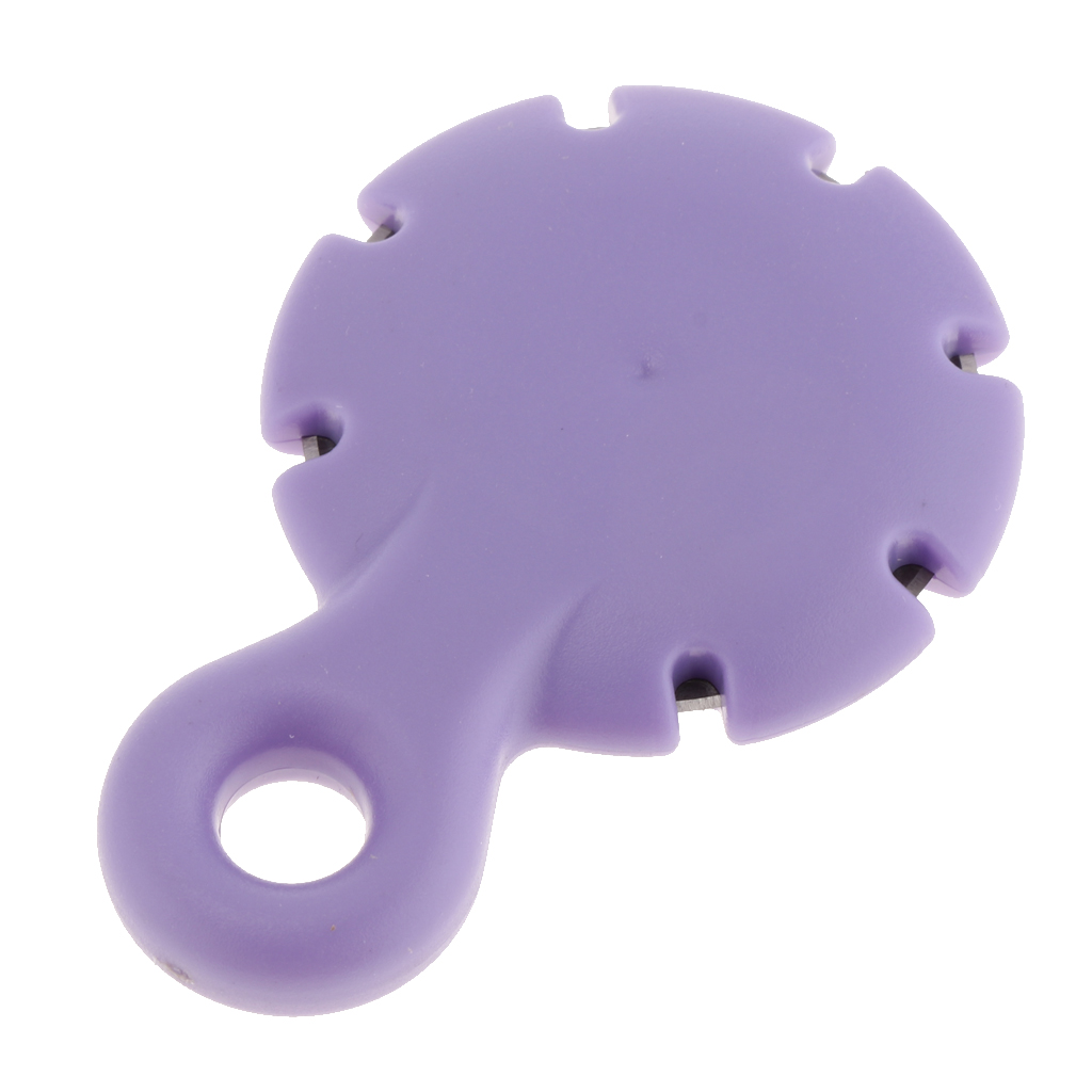 1 Piece Paper Edge Distresser Tool,Thread Cutter Pendant For Sewing (Purple)