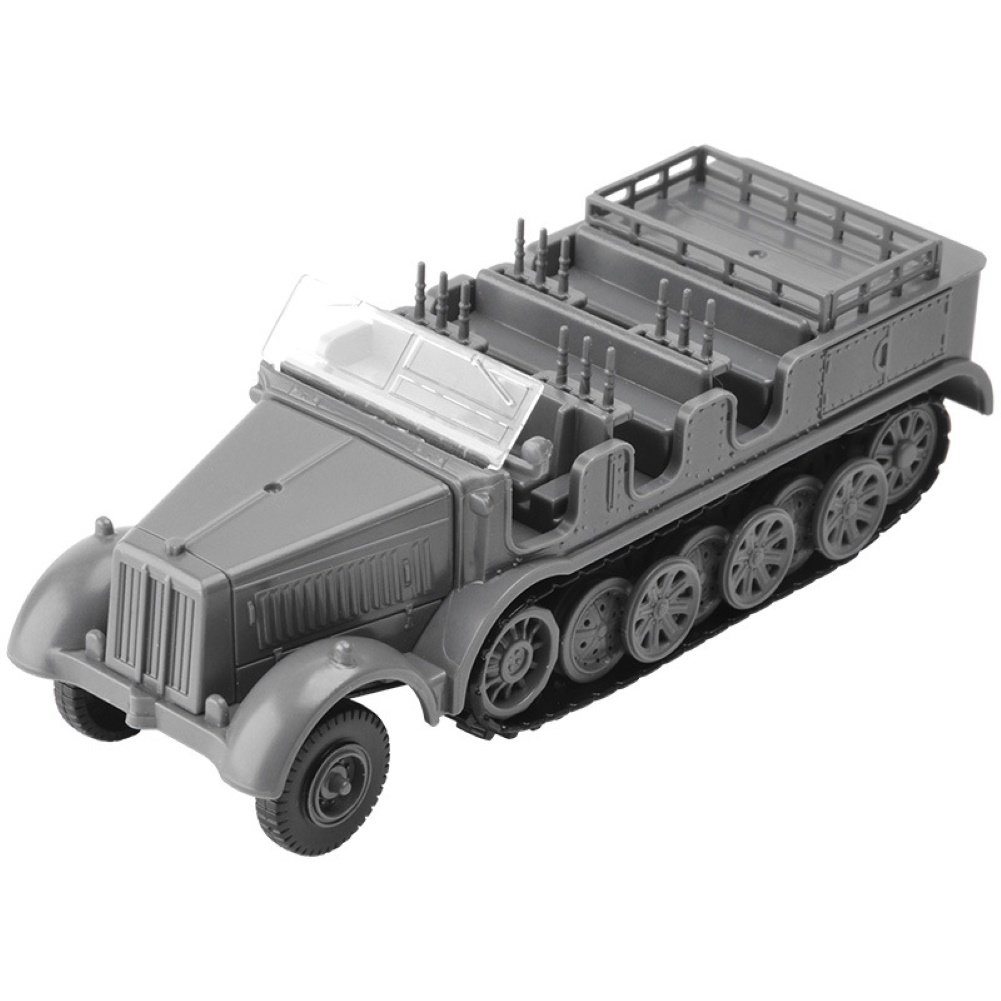 1/72 Sd Kfz 7 сборка своими руками половинчатая военная машина 3D  головоломка Строительная игрушка Детские подарки